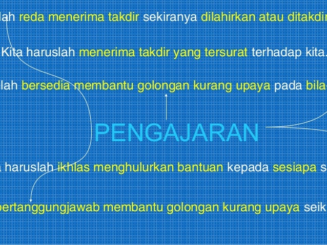 Seorang insan istimewa
