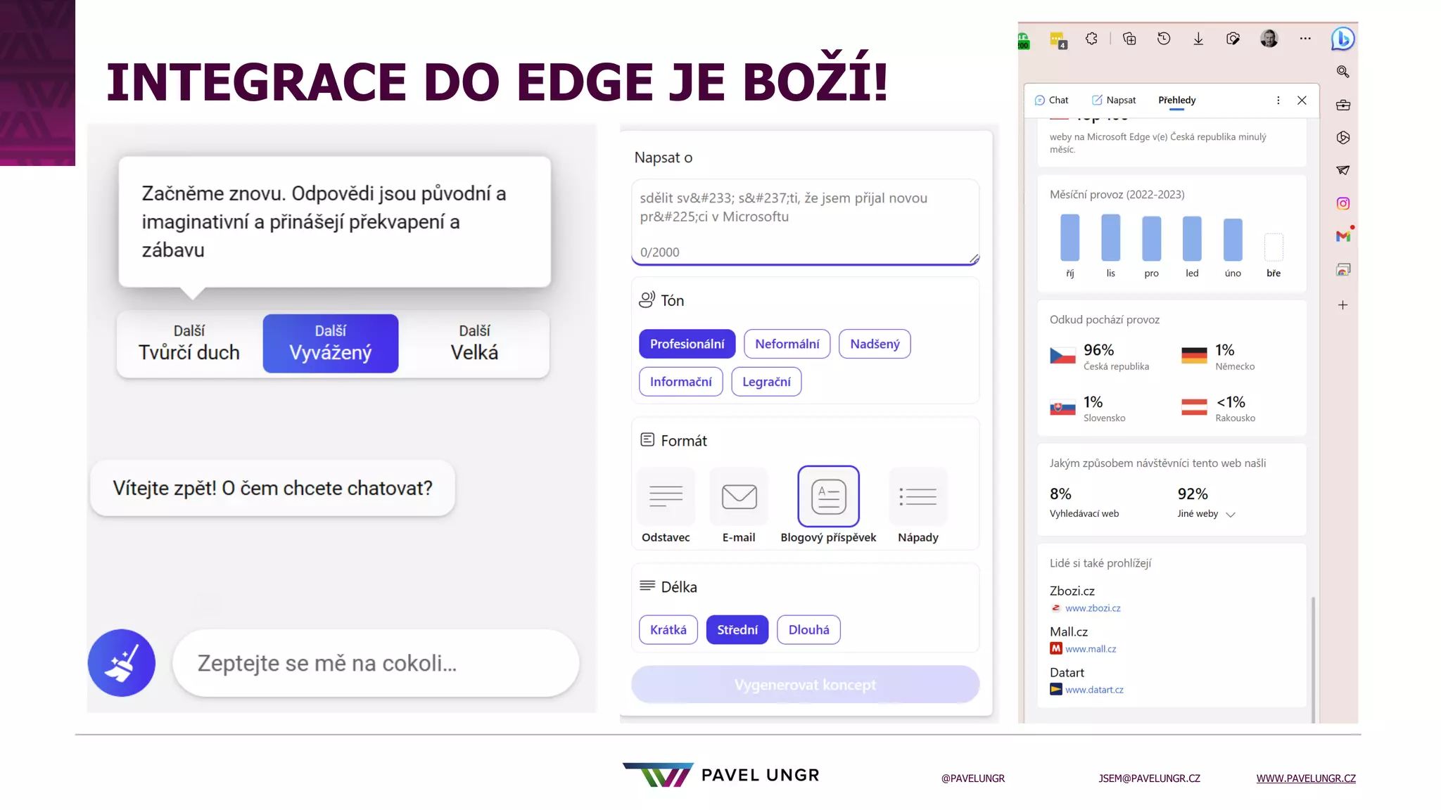 JSEM@PAVELUNGR.CZ WWW.PAVELUNGR.CZ
@PAVELUNGR
INTEGRACE DO EDGE JE BOŽÍ!
 