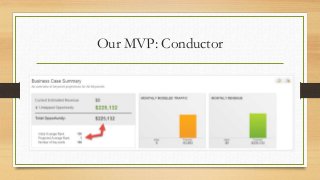 Our MVP: Conductor
 