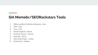 SEO Rockstars 2018