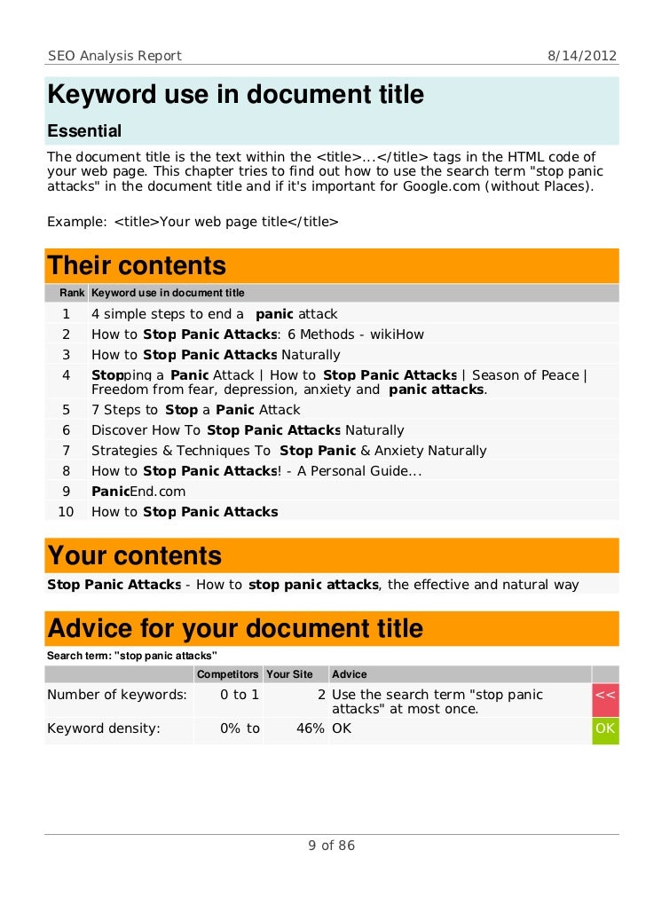sle seo report web analysis report sle 28 images sle of analysis sle seo report web analysis report sle 28 images sle of analysis