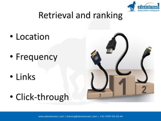 Retrieval and rankingLocationFrequencyLinksClick-through