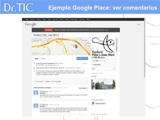 Ejemplo Google Place: ver comentarios

 