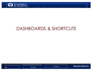 < Google Analyticswww.isdi.es
DASHBOARDS & SHORTCUTS
 