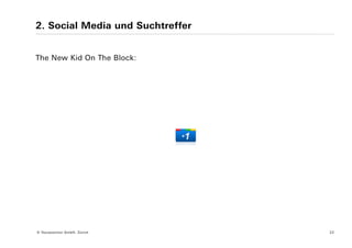 2. Social Media und Suchtreffer


The New Kid On The Block:




© Yourposition GmbH, Zürich       22
 