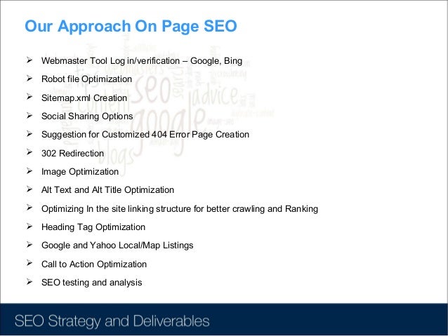 seo strategy deliverables best seo in hyderabad best seo in india