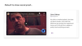 Rebuilt to show social proof...
 