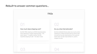 Rebuilt to answer common questions...
 