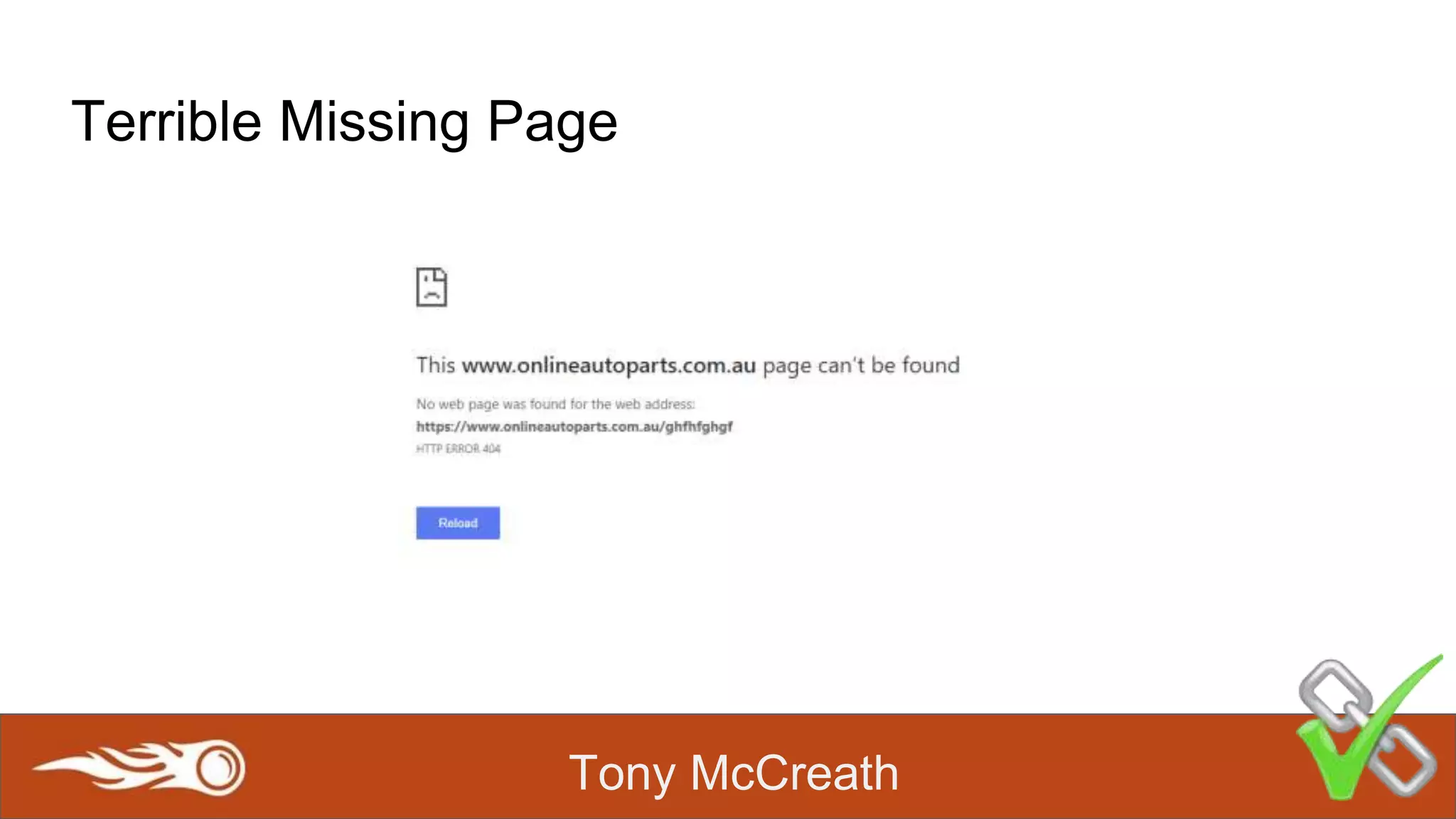 Tony McCreath
Terrible Missing Page
 