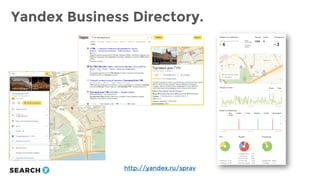 Yandex Business Directory.
http://yandex.ru/sprav
 