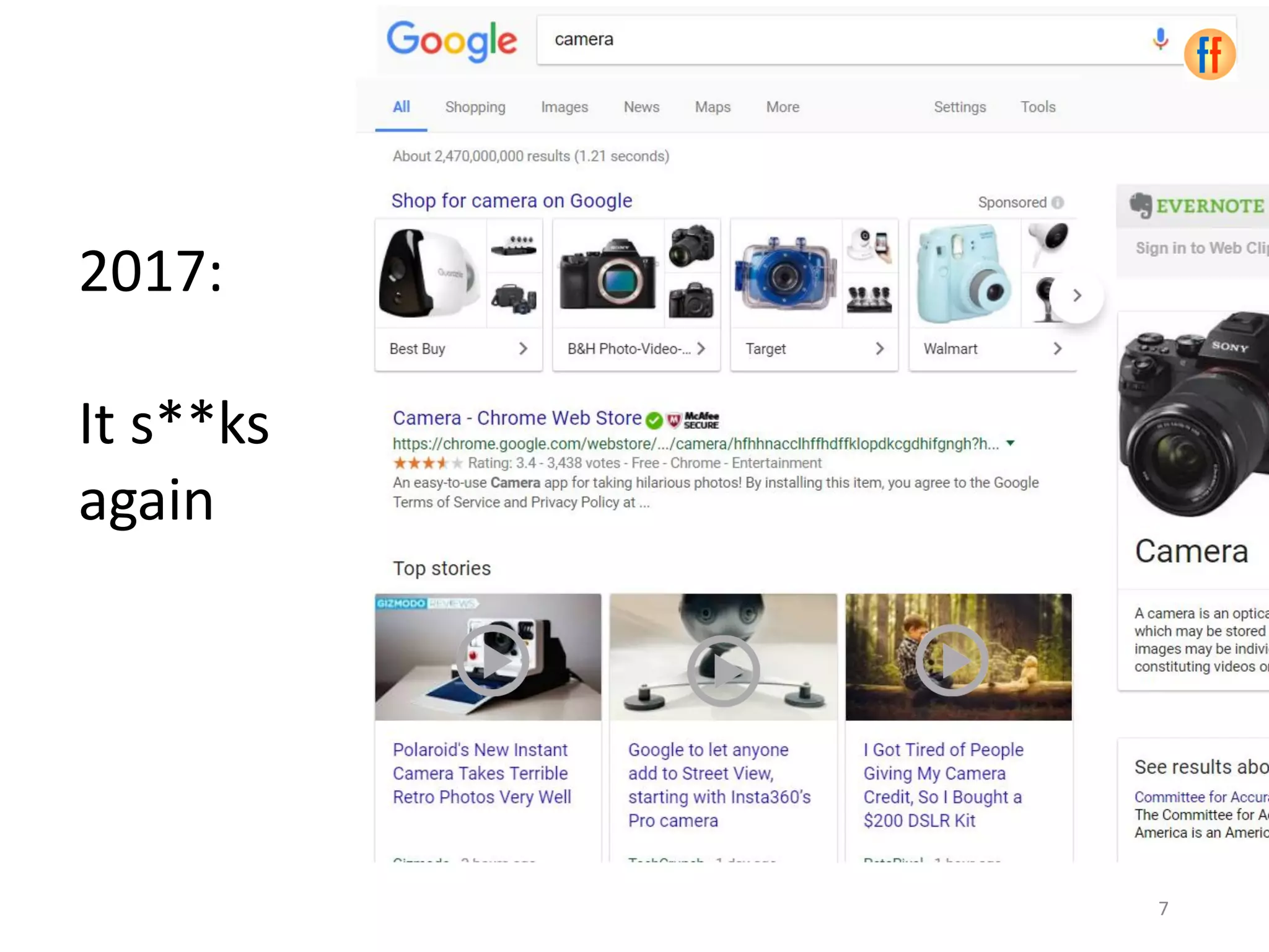 2017:
It s**ks
again
7
 