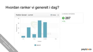 Hvordan ranker vi generelt i dag?
 