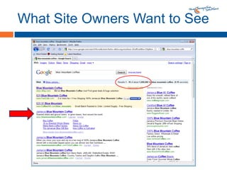 What Site Owners Want to See