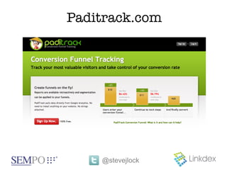 Paditrack.com




    @stevejlock
 