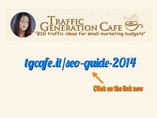 SEO Traffic Guide for non-SEOs: 2014 Edition