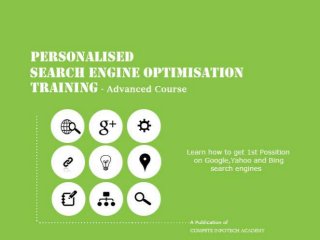 SEO Training - Advanced Level Course