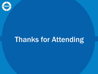 Thanks for Attending

 