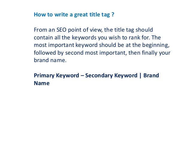 Seo training for beginnersielts documents