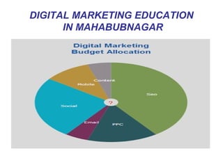 DIGITAL MARKETING EDUCATION
IN MAHABUBNAGAR
 
