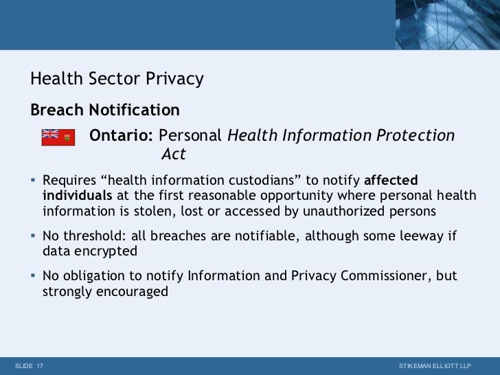 Privacy Breaches Legal Risks, Obligations & Best Practices