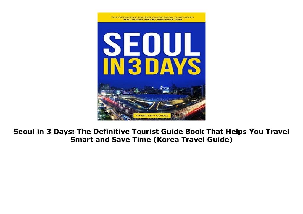 seoul travel guide book
