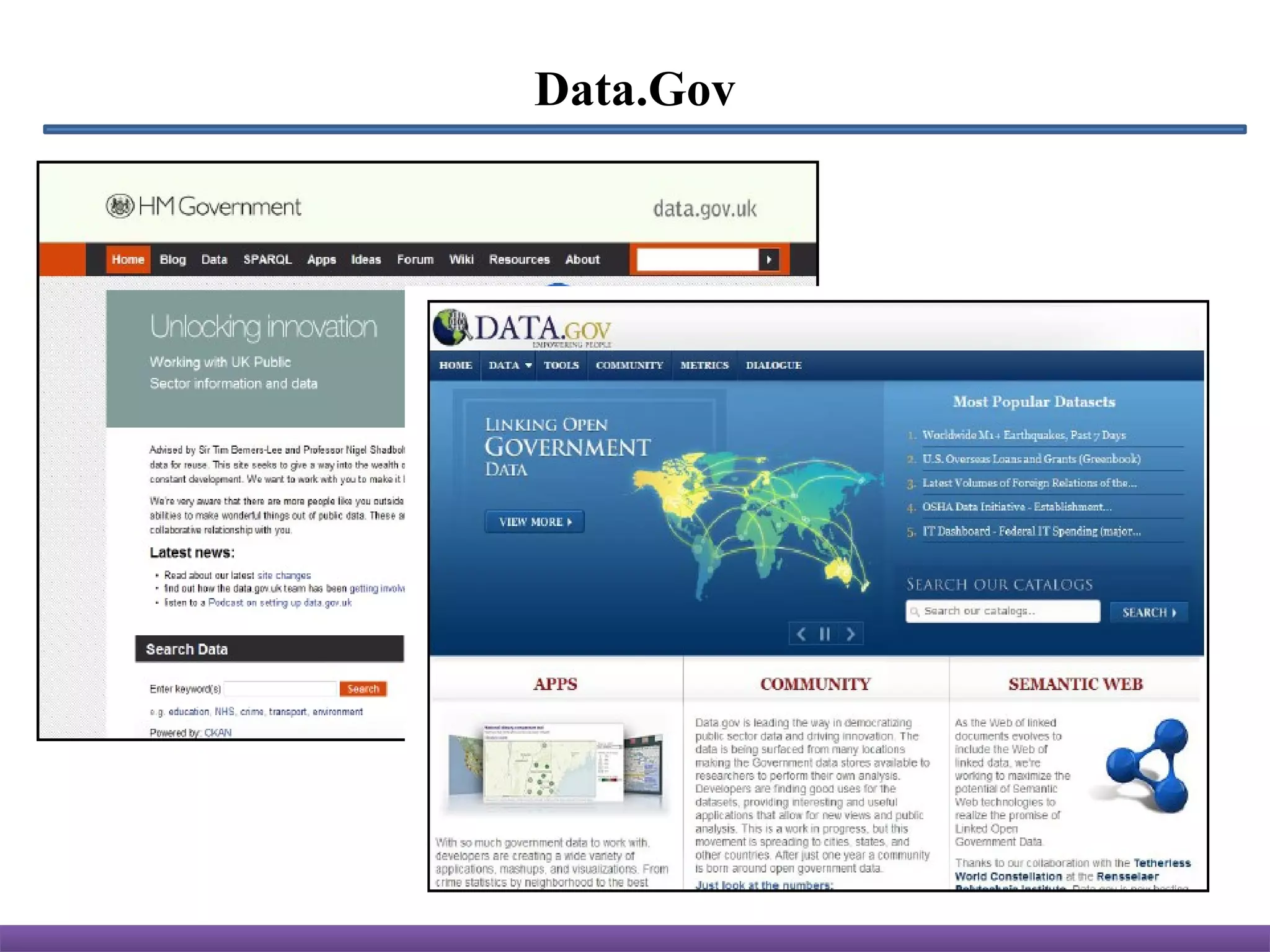 Data.Gov
 