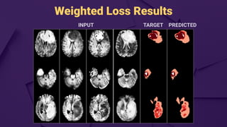 Weighted Loss Results
TARGET PREDICTEDINPUT
 