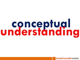 conceptual
understanding
 