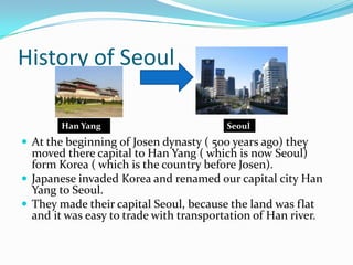 Environmental information about Seoul