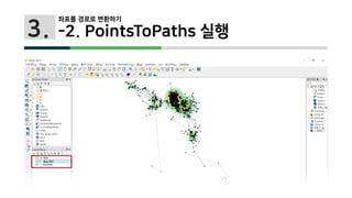 3.
좌표를 경로로 변환하기
-2. PointsToPaths 실행
 
