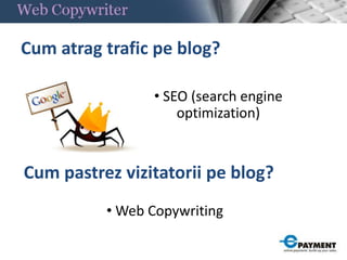 Blogger @ WebCopywriter.ro