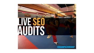 [Webinar] Live SEO Martial Arts Website Audits