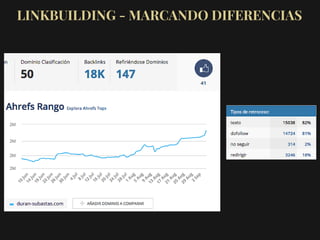 LINKBUILDING - MARCANDO DIFERENCIAS
 