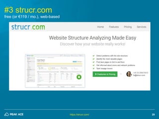 29 
#3 strucr.com 
https://strucr.com/ 
free (or €119 / mo.), web-based 
 