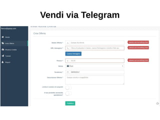 Vendi via Telegram
 
