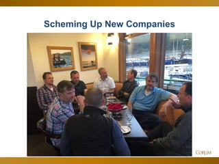 19
Scheming Up New Companies
 