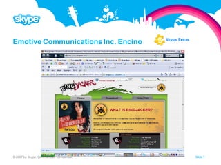 Emotive Communications Inc. Encino 