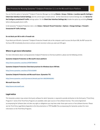 Best Practices for Running Symantec Endpoint Protection 12.1 on ...
