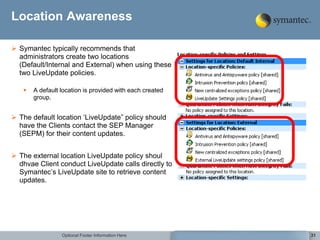 Symantec Endpoint Protection Enterprise Edition Best Practices ...