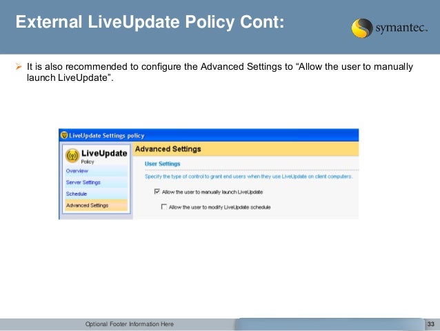symantec live update