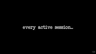 every active session...
129
 