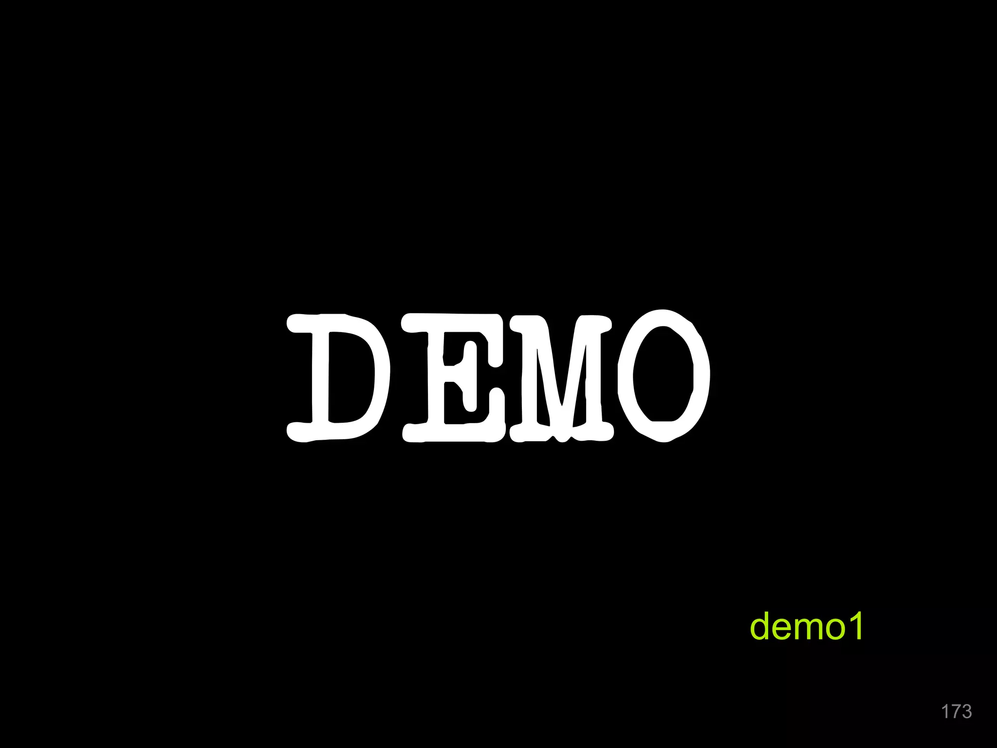 DEMO 
173 
demo1 
 
