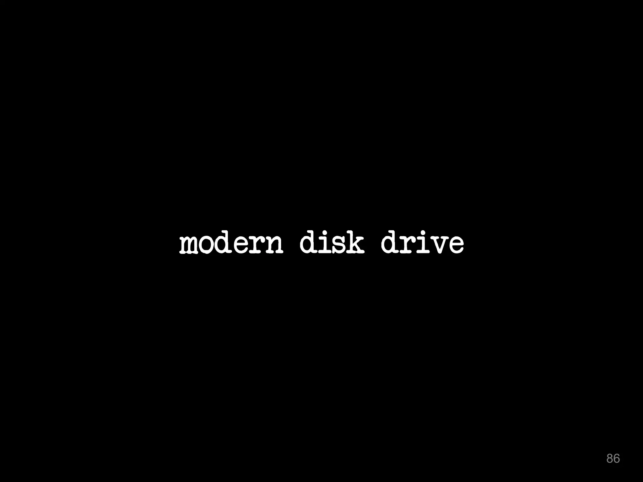 modern disk drive 
86 
 