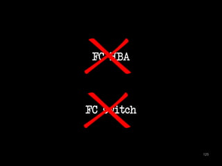 FC HBA 
FC switch 
125 
 