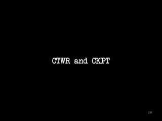 CTWR and CKPT 
237 
 