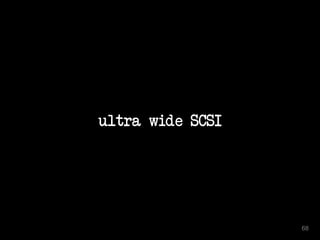 ultra wide SCSI 
68 
 