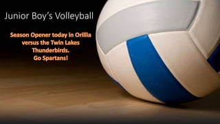 Junior Boy’s Volleyball
 