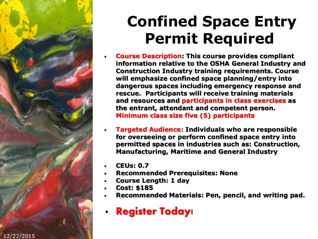 2016 OSHA Course Offerings