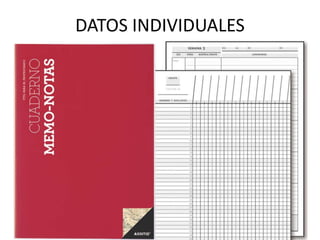 DATOS INDIVIDUALES
 