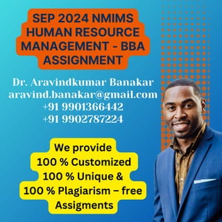 SEP 2024 NMIMS Human Resource Management - BBA Assignment.pdf